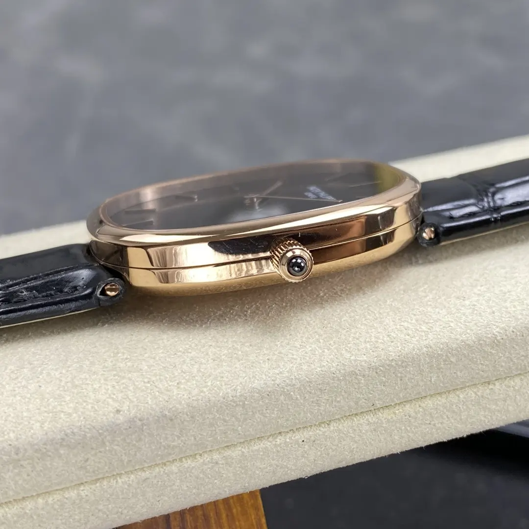 Patek Philippe Men Golden Ellipse in Sunburst Ebony Black 5738R-001 (7)