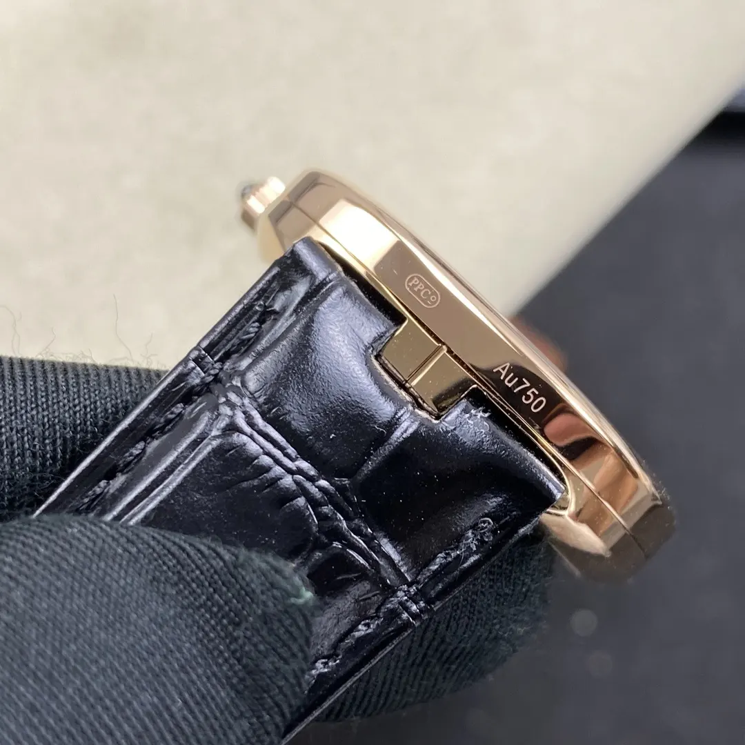 Patek Philippe Men Golden Ellipse in Sunburst Ebony Black 5738R-001 (8)