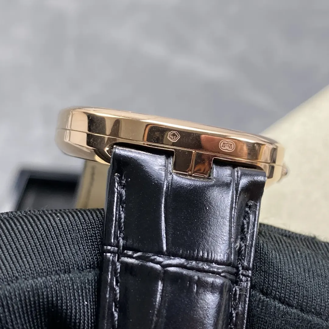 Patek Philippe Men Golden Ellipse in Sunburst Ebony Black 5738R-001 (9)