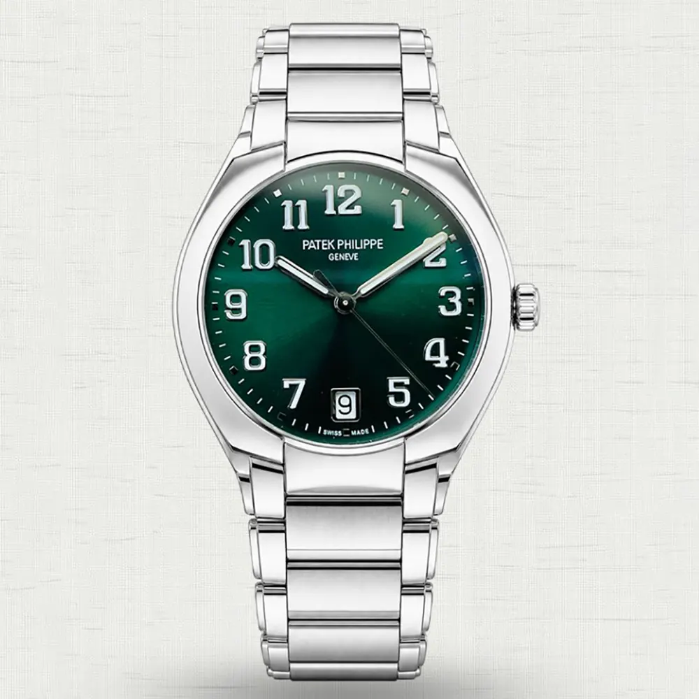 Patek Philippe Women Twenty-4 36mm in Green Sunburst and Stainless Steel (1)