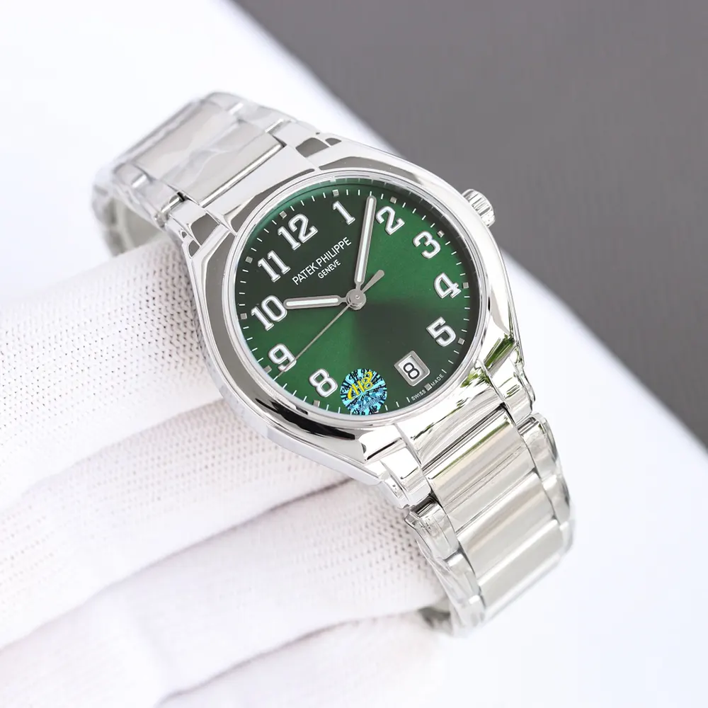 Patek Philippe Women Twenty-4 36mm in Green Sunburst and Stainless Steel (2)