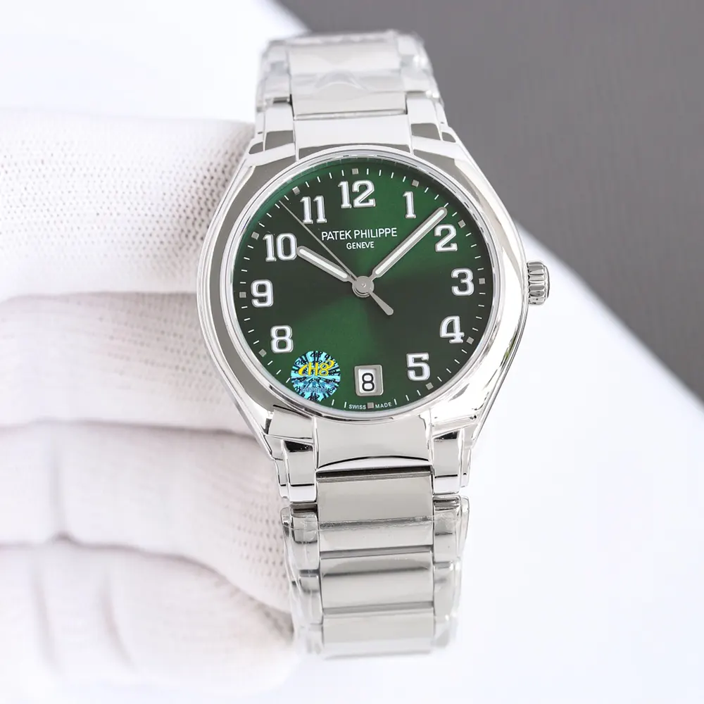 Patek Philippe Women Twenty-4 36mm in Green Sunburst and Stainless Steel (3)