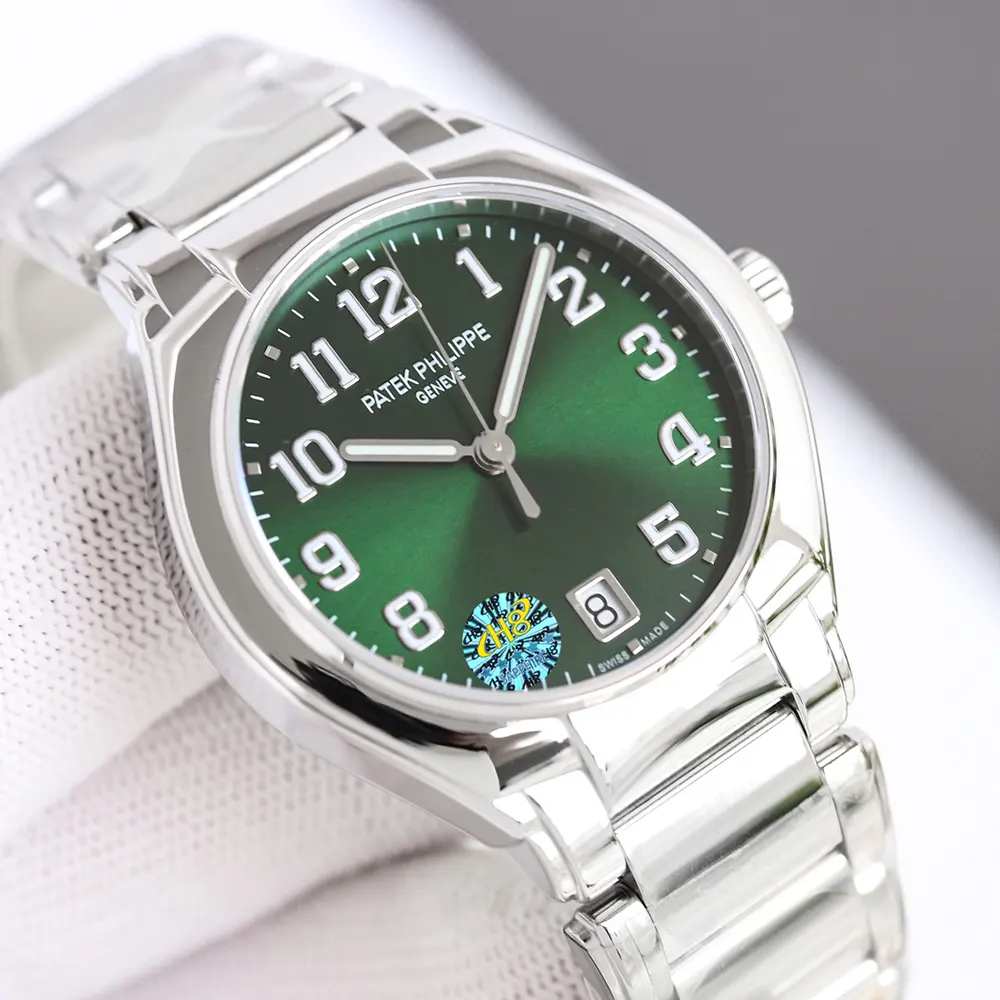 Patek Philippe Women Twenty-4 36mm in Green Sunburst and Stainless Steel (4)