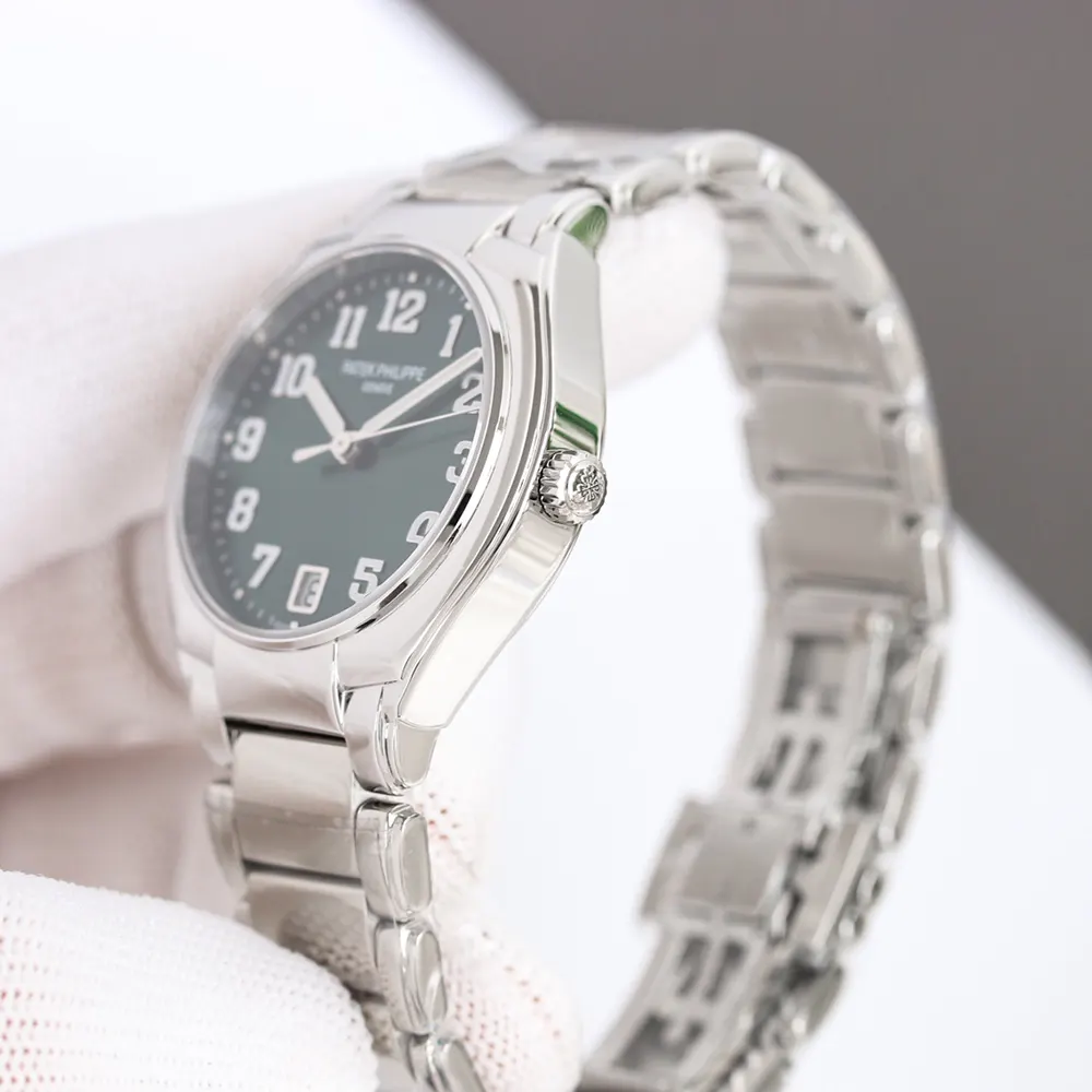 Patek Philippe Women Twenty-4 36mm in Green Sunburst and Stainless Steel (5)