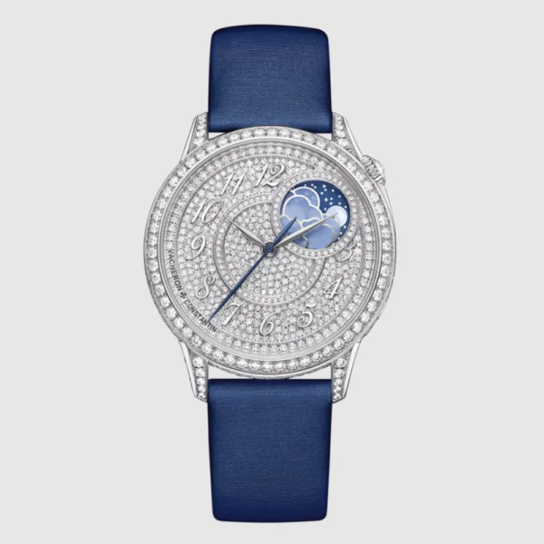 Vacheron Constantin Women Égérie Moon Phase 37 mm in White Gold (1)