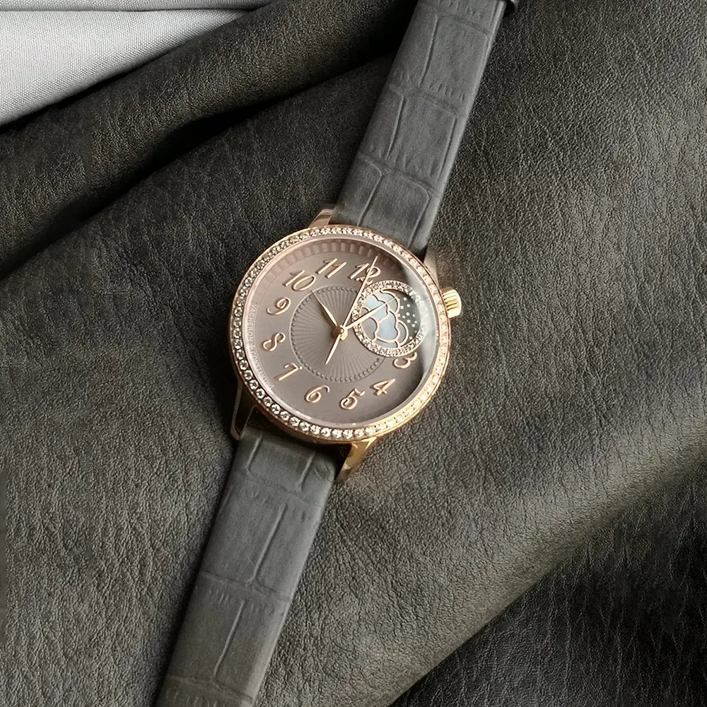 Vacheron Constantin Women Égérie Moon Phase in 37 mm in Pink Gold (3)