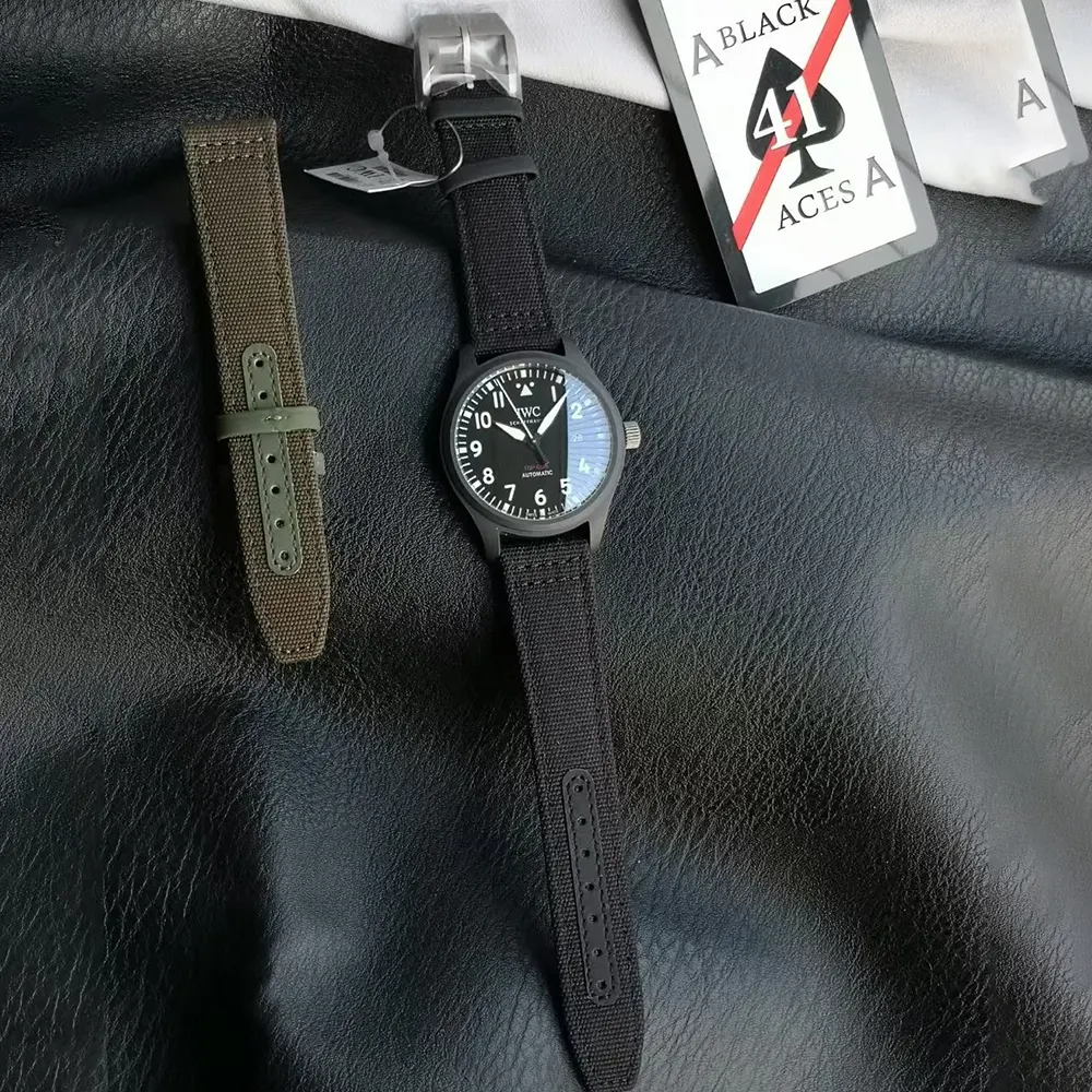 IWC Men Big Pilot’s 43mm TOP GUN IW329801 in Black (2)