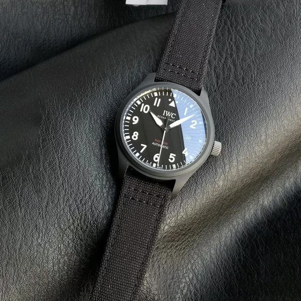 IWC Men Big Pilot’s 43mm TOP GUN IW329801 in Black (3)