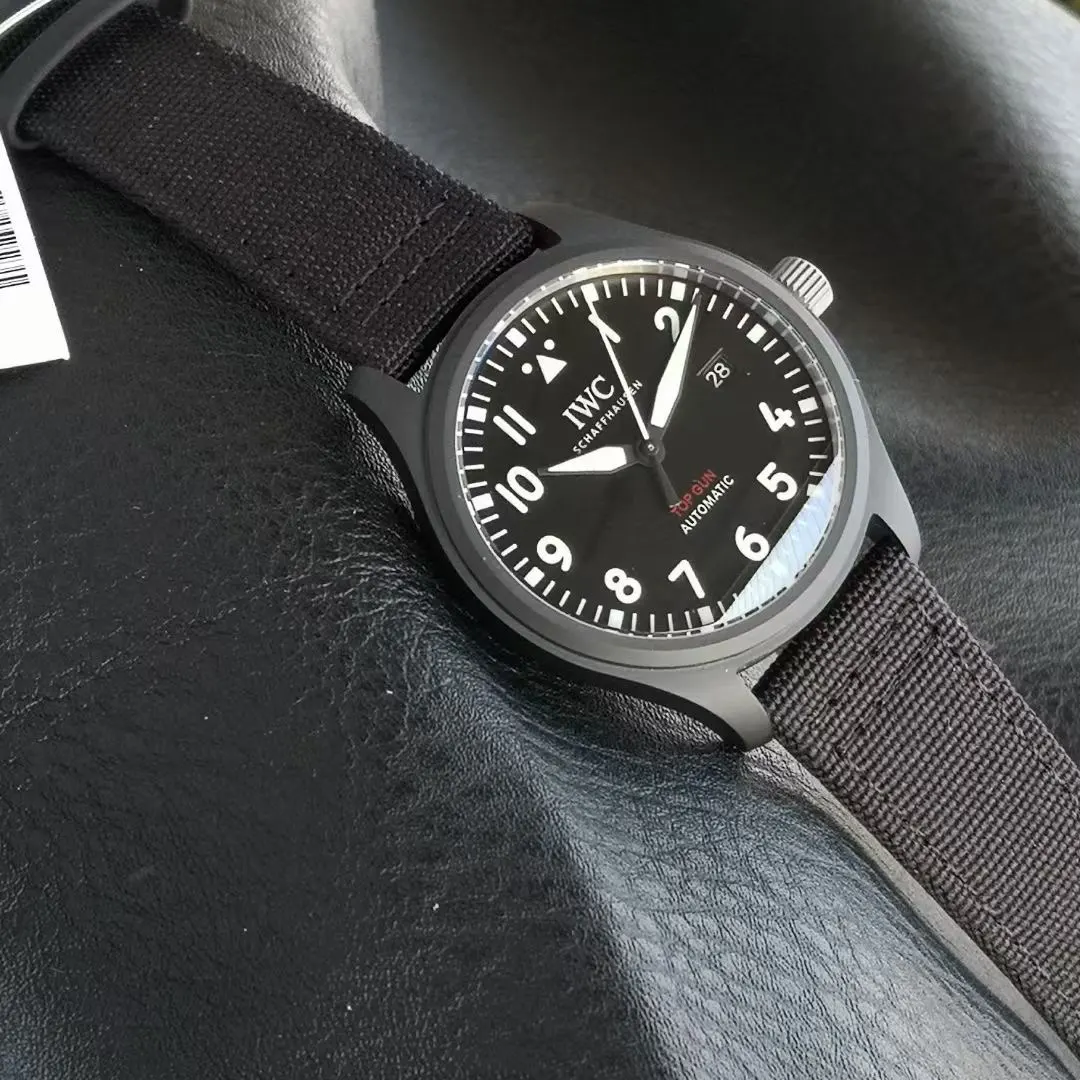 IWC Men Big Pilot’s 43mm TOP GUN IW329801 in Black (5)