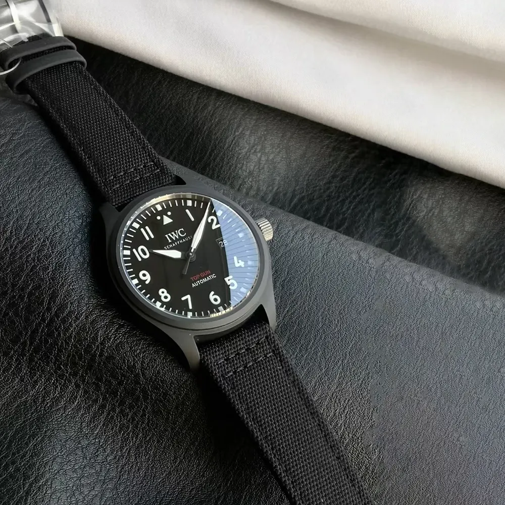 IWC Men Big Pilot’s 43mm TOP GUN IW329801 in Black (7)
