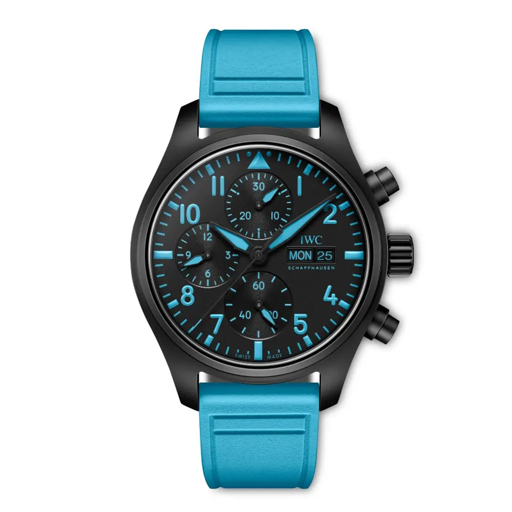 IWC Men Pilot's Chronograph 41 George Russell IW389411 in Black