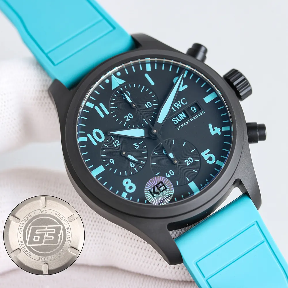 IWC Men Pilot’s Chronograph 41 George Russell IW389411 in Black (3)