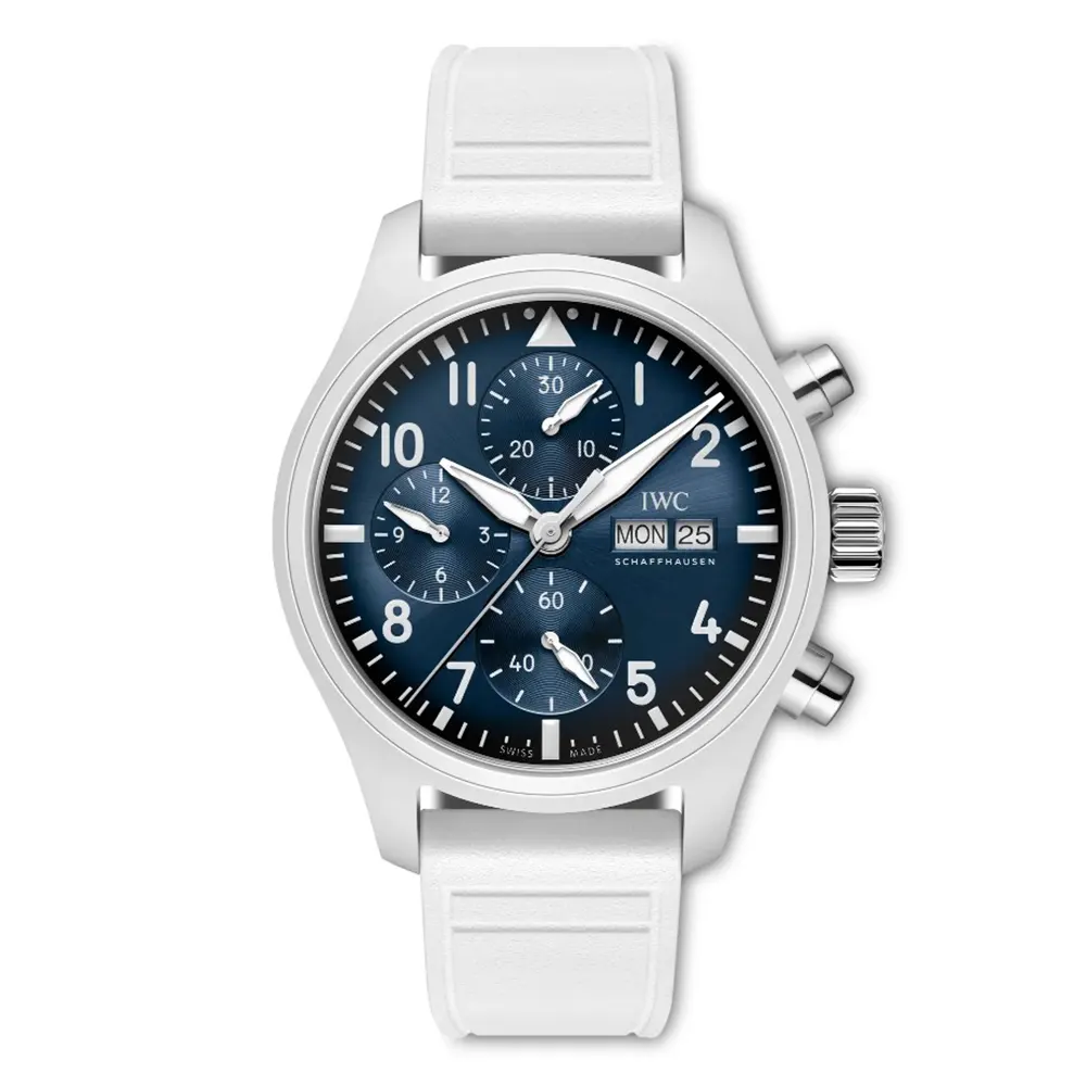 IWC Men Pilot's Chronograph 41 Le Petit Prince IW389410 in Blue