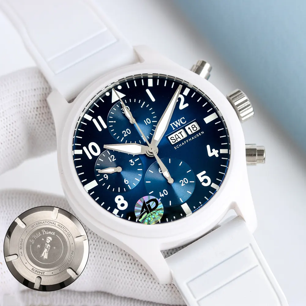 IWC Men Pilot’s Chronograph 41 Le Petit Prince IW389410 in Blue (2)