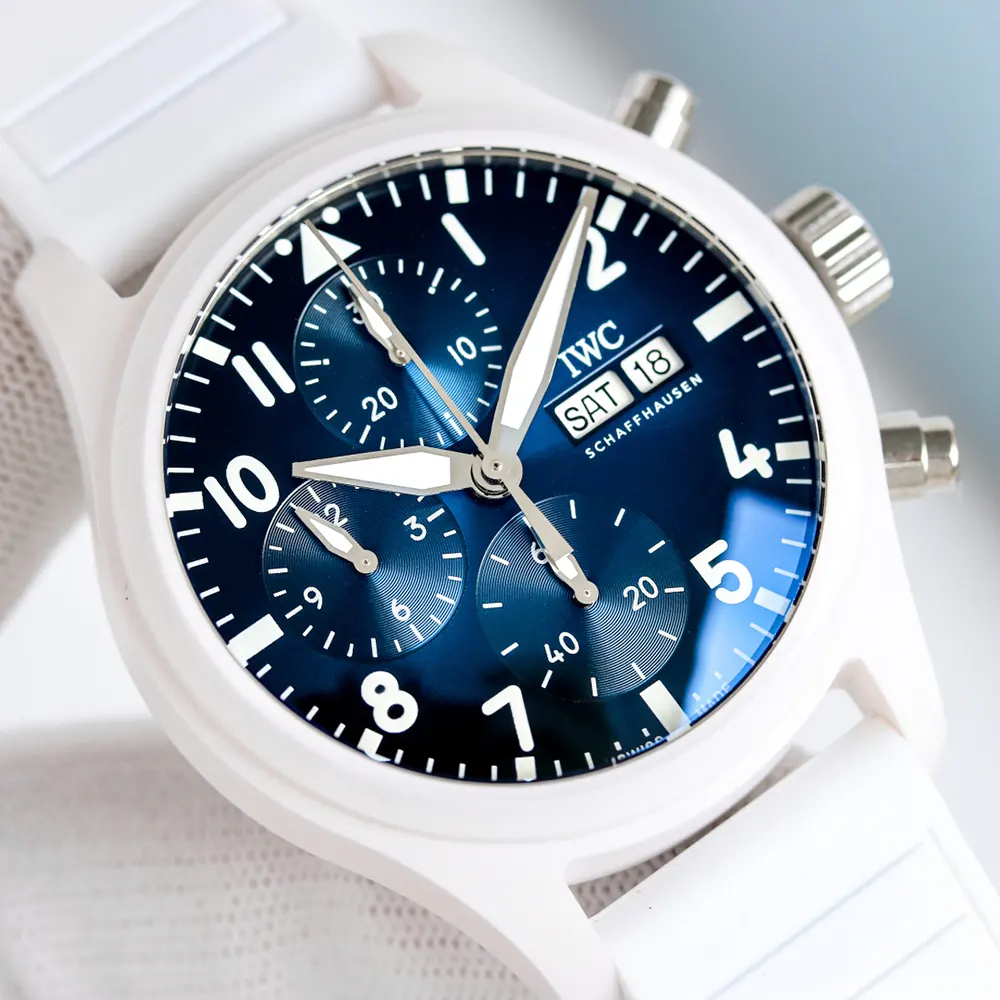 IWC Men Pilot’s Chronograph 41 Le Petit Prince IW389410 in Blue (4)