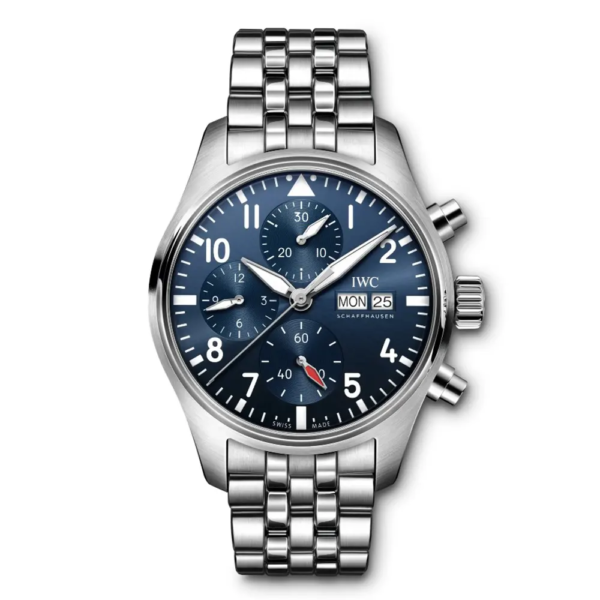 IWC Men Pilot’s Chronograph 41mm IW388102 in Blue (1)