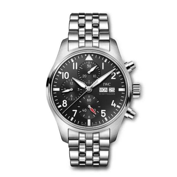 IWC Men Pilot’s Chronograph 41mm IW388113 in Black (1)