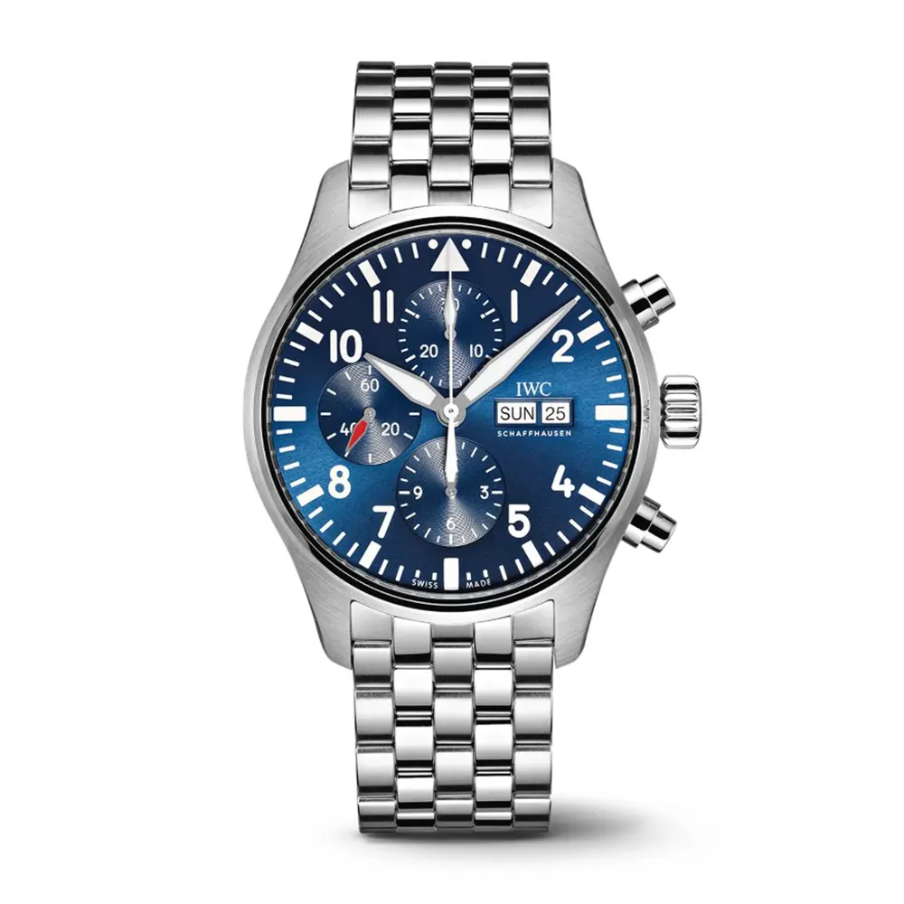 IWC Men Pilot’s Chronograph 43 Edition Le Petit Prince in Blue IW377717