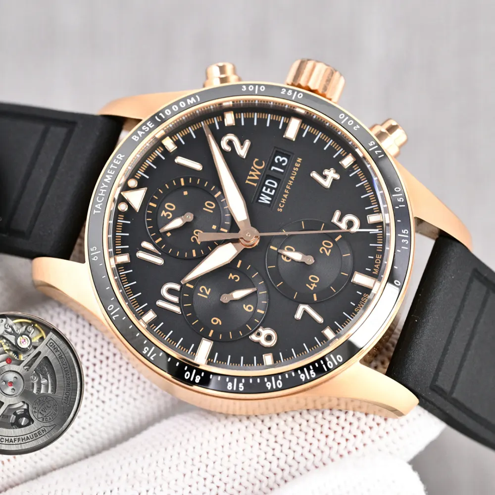 IWC Men Pilot’s Performance Chronograph 41mm IW388309 in Black (10)
