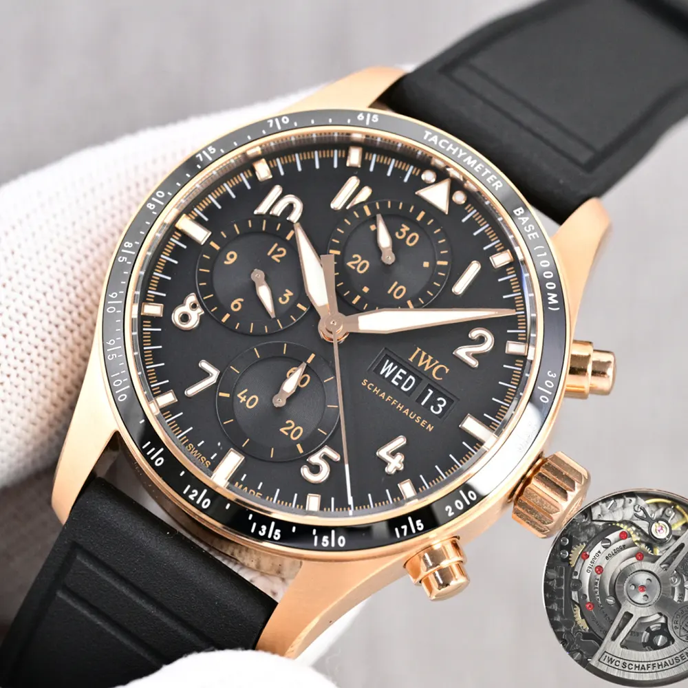 IWC Men Pilot’s Performance Chronograph 41mm IW388309 in Black (4)