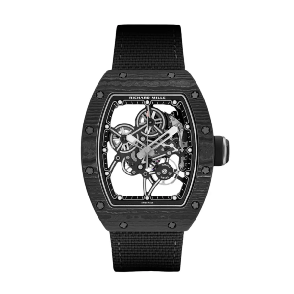 Richard Mille Men RM 55-01 39mm Watch in Black Skeleton