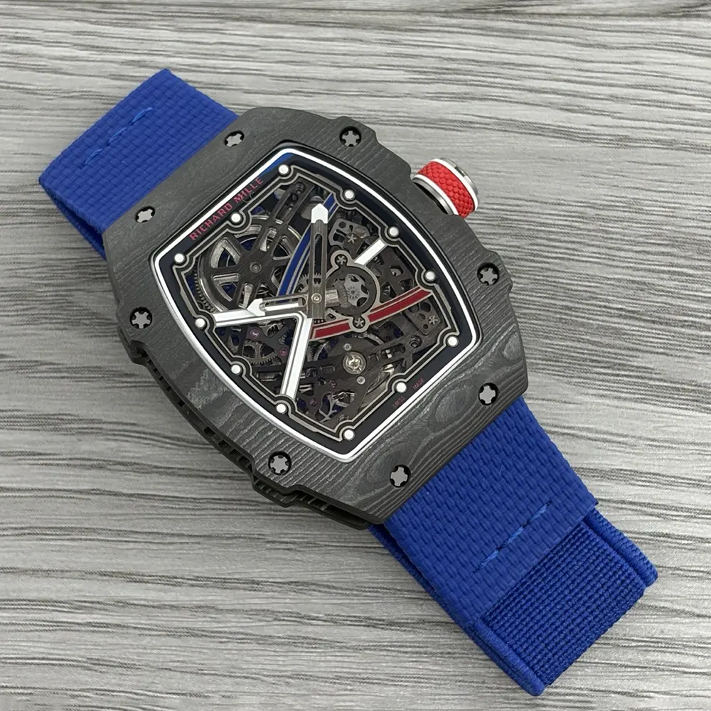 Richard Mille Men RM 67-02 39mm Watch in Blue (5)