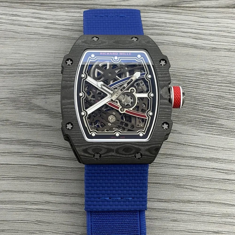 Richard Mille Men RM 67-02 39mm Watch in Blue (6)