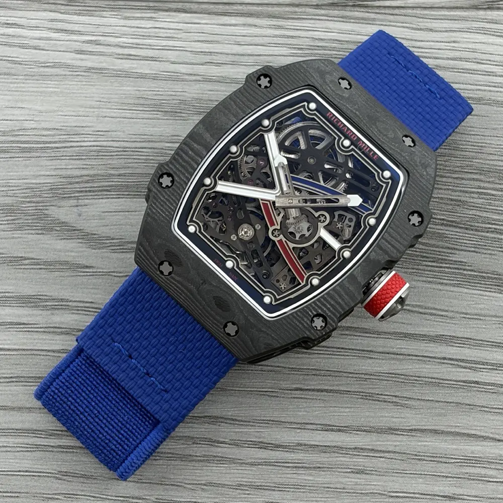 Richard Mille Men RM 67-02 39mm Watch in Blue (7)