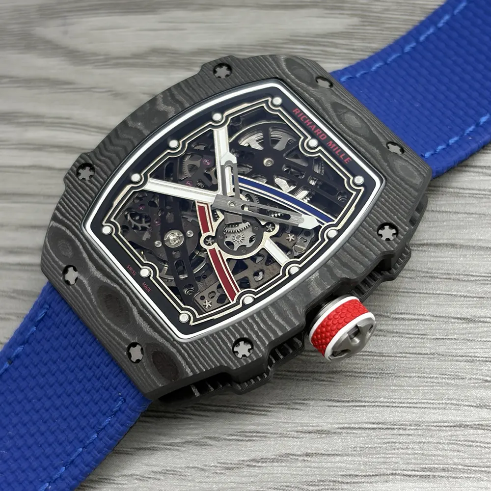 Richard Mille Men RM 67-02 39mm Watch in Blue (9)