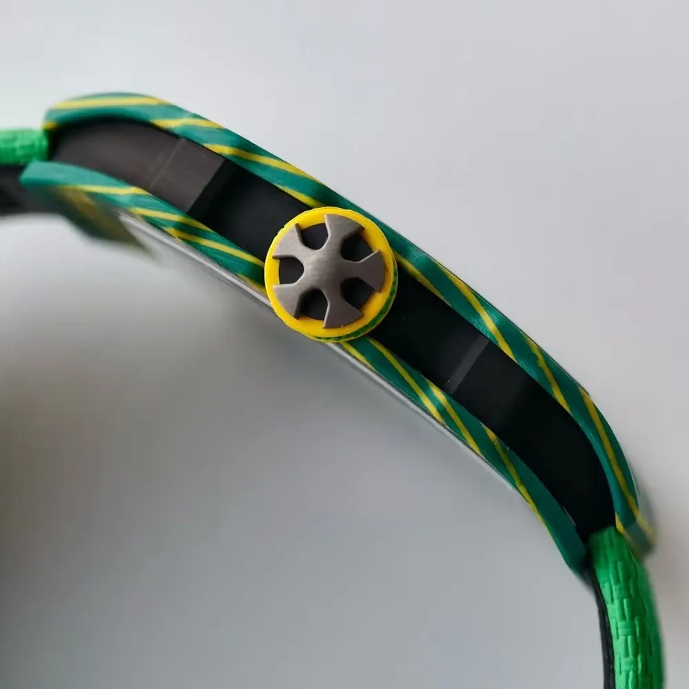 Richard Mille Men RM 67-02 39mm Watch in Green and Yellow (7)