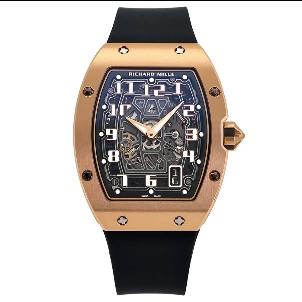 Richard Mille Men RM67-01 47mm Extra-Flat Watch Rose Gold