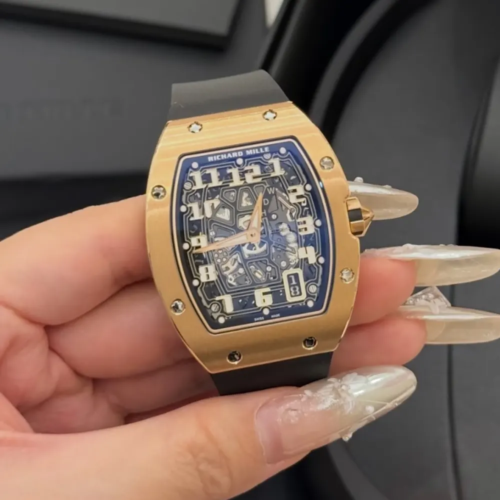 Richard Mille Men RM67-01 47mm Extra-Flat Watch Rose Gold (2)