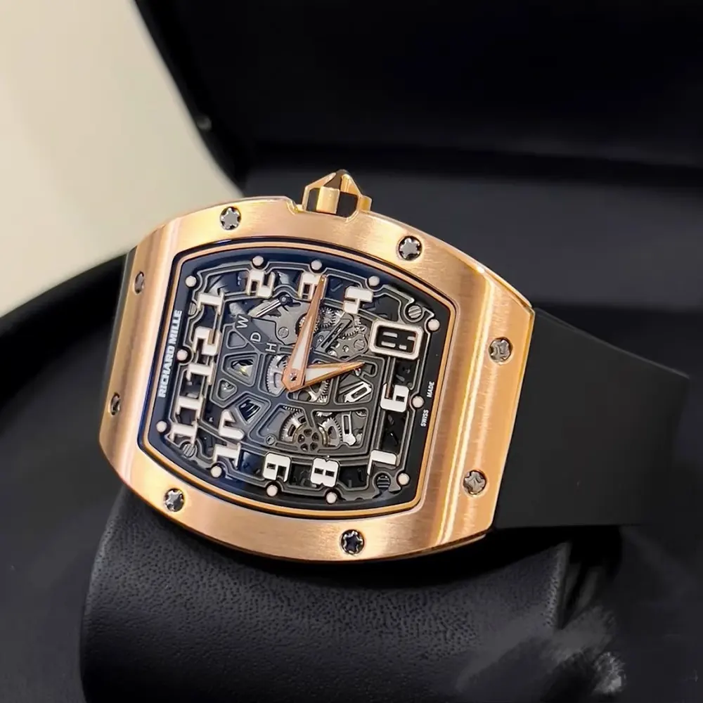 Richard Mille Men RM67-01 47mm Extra-Flat Watch Rose Gold (3)