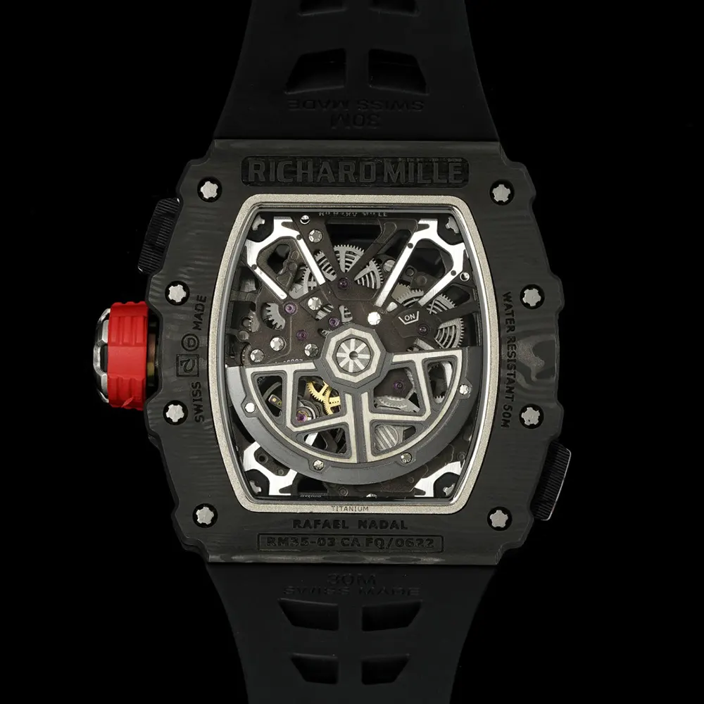 Richard Mille Men Rafael Nadal RM 035-03 43mm Watch in Black (6)