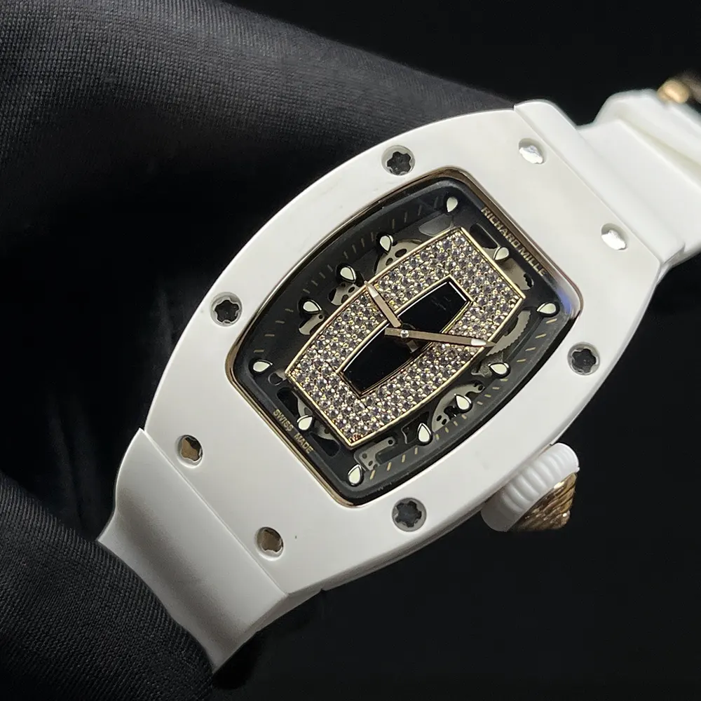Richard Mille Women RM 07-01 46mm Watch in Black and Diamonds (5)