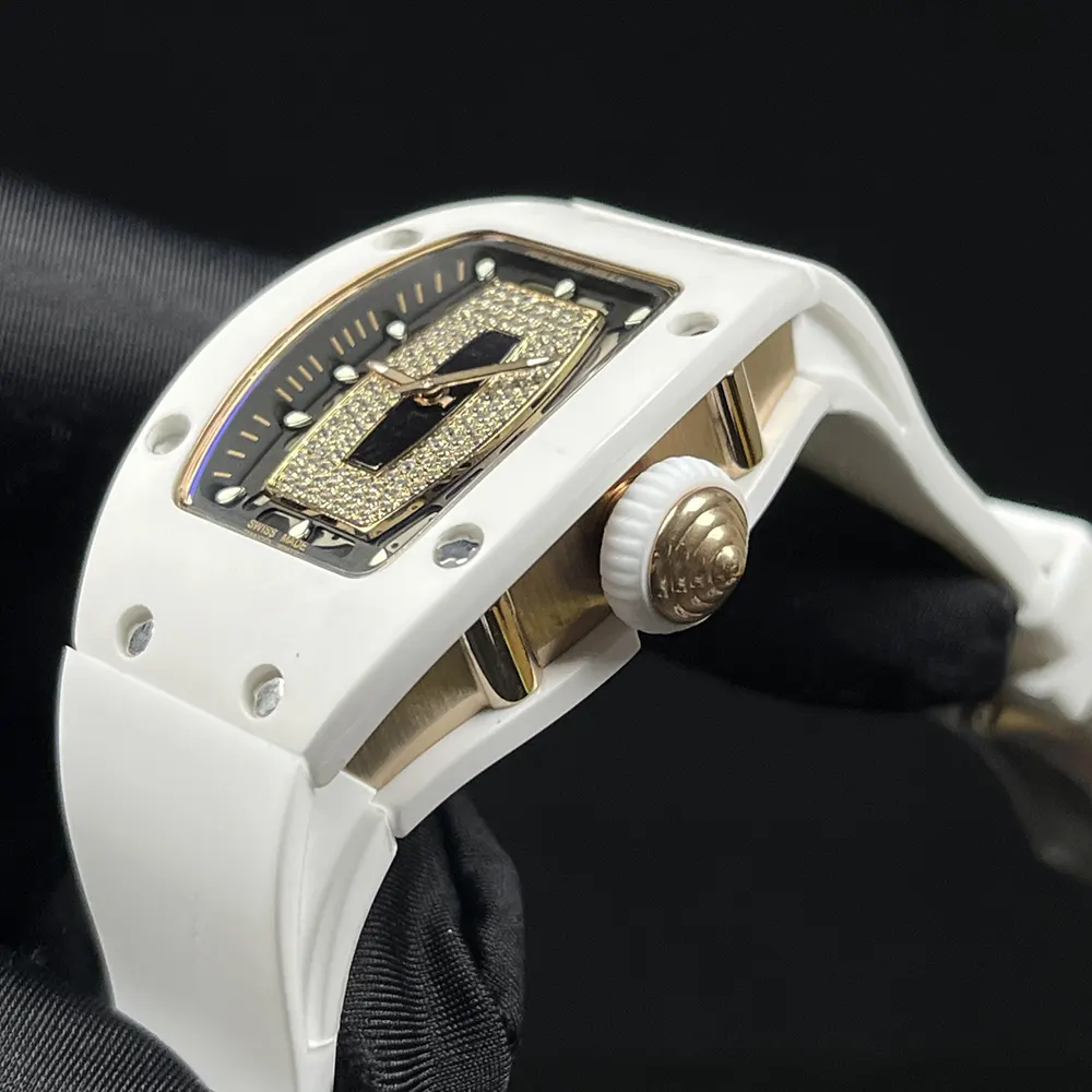 Richard Mille Women RM 07-01 46mm Watch in Black and Diamonds (6)